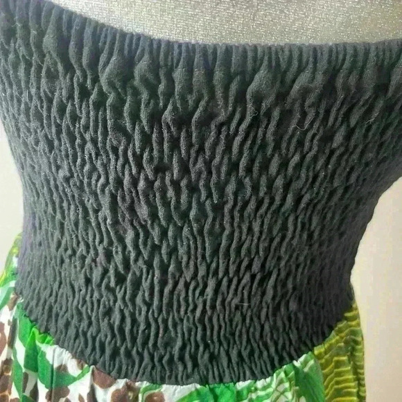 Strapless Sundress 100% rayon skirt with knit elastic top. Made in Hawaii by RJC - Picture 4 of 12